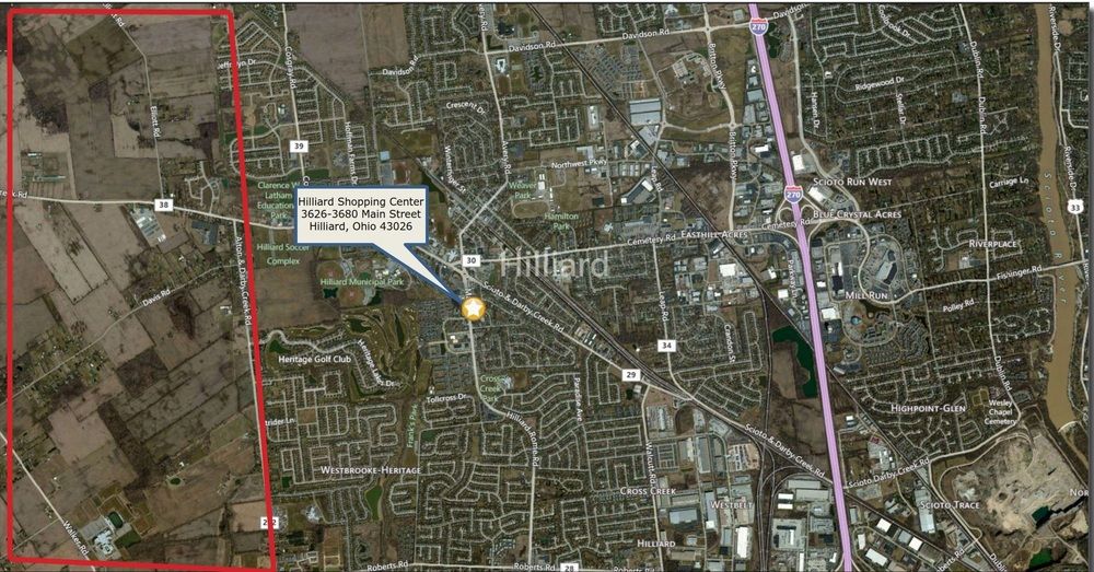 Hilliard Shopping Center: 3626-3680 Main Street, Hilliard, OH 43026